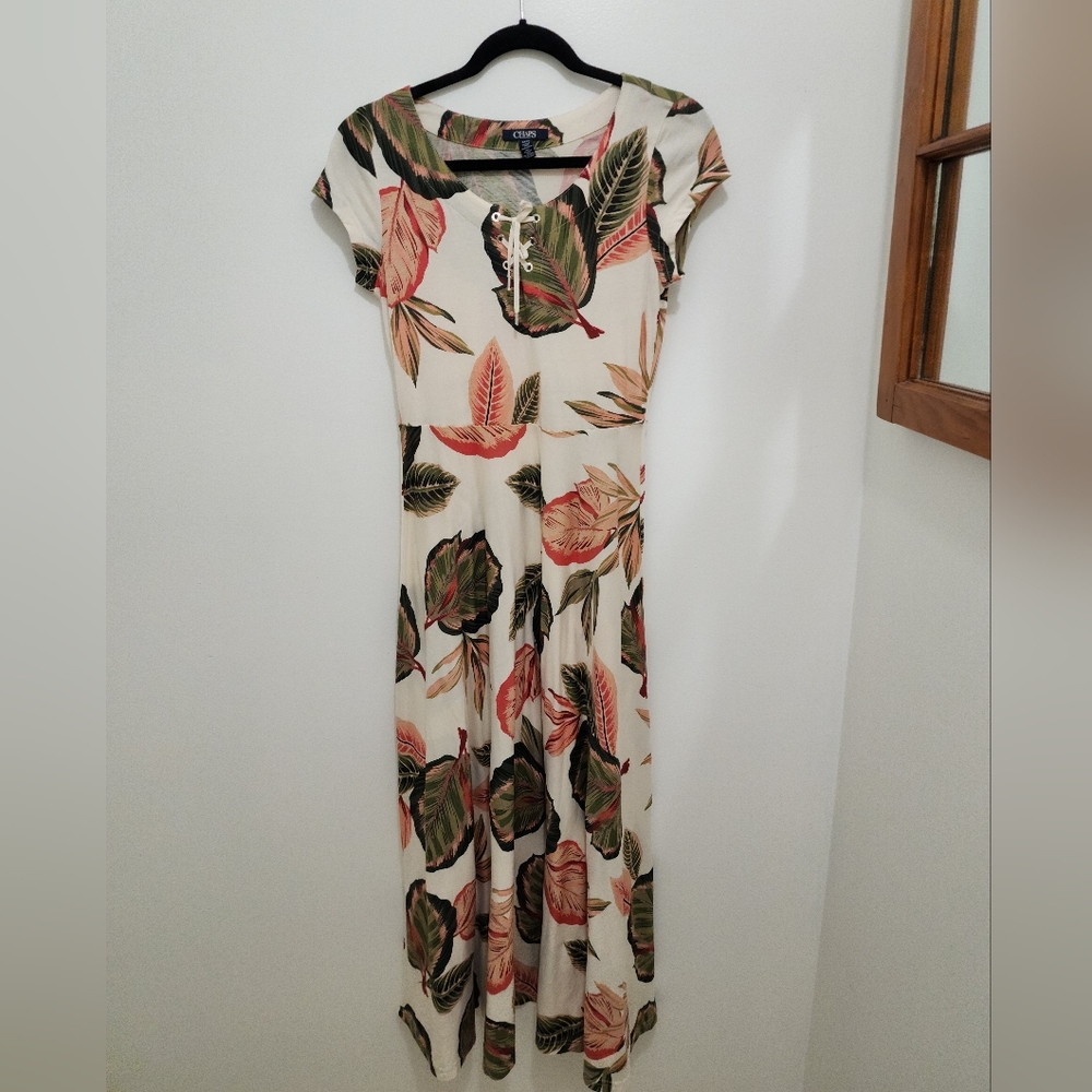 Chaps midi dress